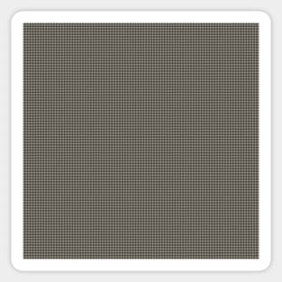 "Swan" Super Small Houndstooth by Suzy Hager       Green & Grey Sticker